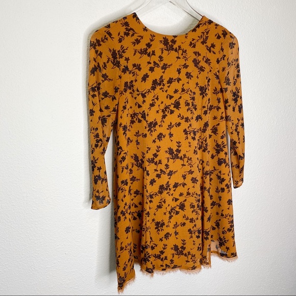 Anthropologie Kimchi Blue Floral Mini Dress - Picture 2 of 7